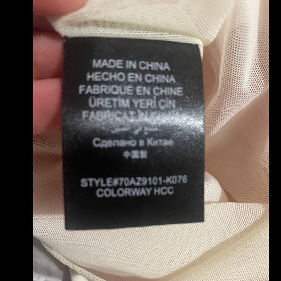 Peach, Orange & Red Halter Dress - Picture 8 of 11